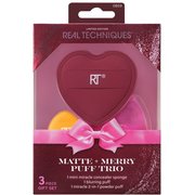 КОМПЛЕКТ REAL TECHNIQUES Matte + Merry Puff Trio