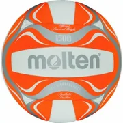 Beachvolleyball Molten BV1500-OR, Weiss/ORANGE/Silber, 5