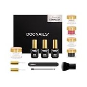 Doonails - Get Started Dipping Powder Nails Set mit 4 Basic Farben zum Starten - Nagel Starter Kit für salonschöne Nägel - vegan & tierversuchsfrei -