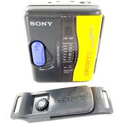 Sony Walkman WM-FS393 Sports Cassette Player w/ Clip New Belt Installed Tested