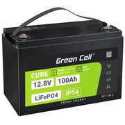 Litija akumulators Green cell LifePO4 12V 100Ah (dziļās izlādes) - 370.00 €
